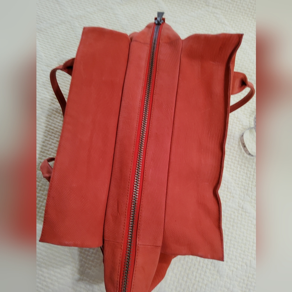 Botkier Orange Designer Tote Bag - Picture 6 of 13